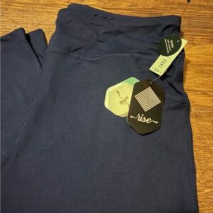 NWT LuLaRoe RISE Passionate Yoga Pants Size XL NEW Navy Blue